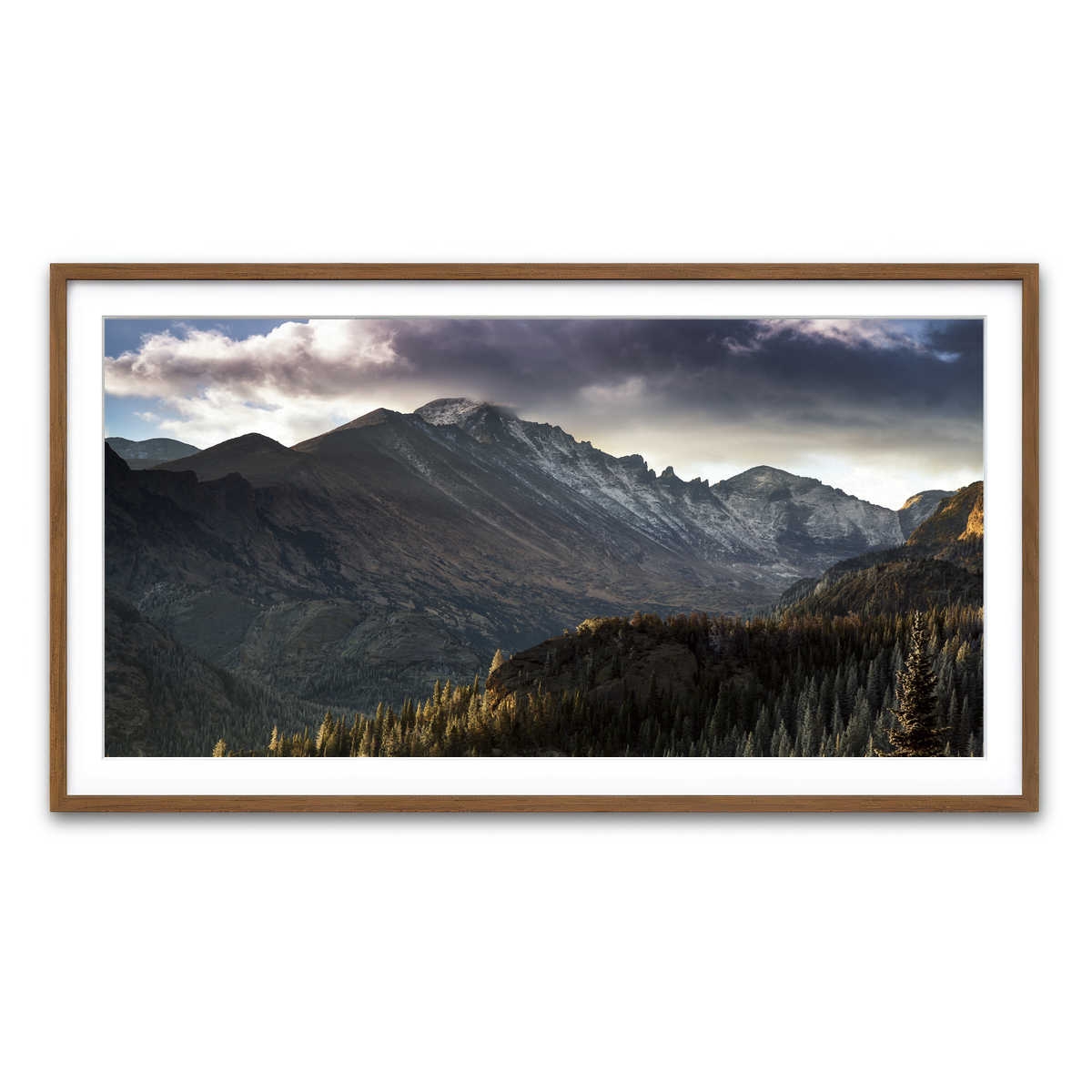 Framed Print 2x1 Walnut