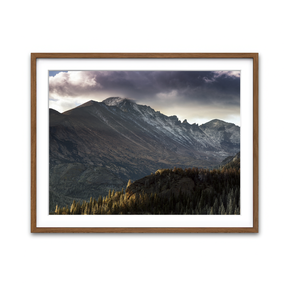 Framed Print 4x3 Walnut