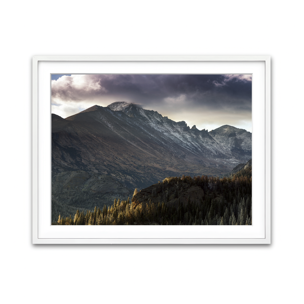 Framed Print 4x3 White