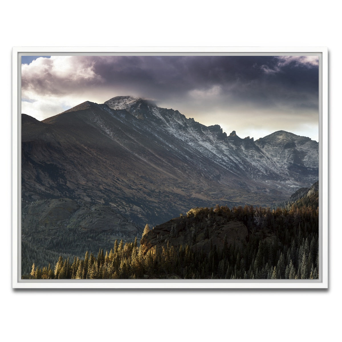 AUTO-MOCKUP WHITE | Longs peak | 1 Piece | White Framed Canvas | group=4x3