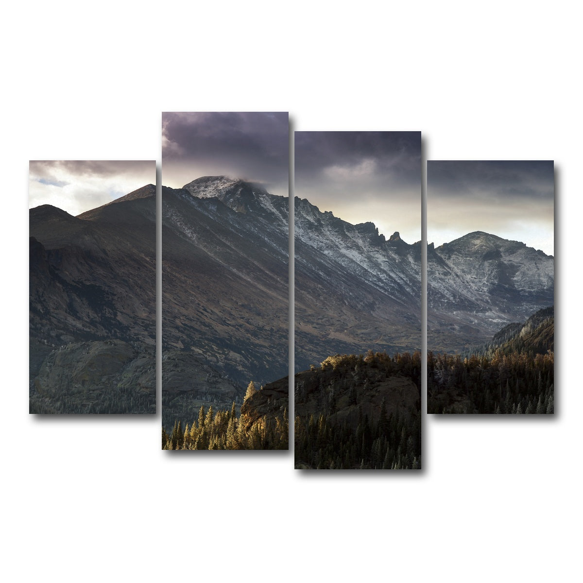 AUTO-MOCKUP WHITE | Longs peak | 4 Piece | Gallery Wrap Canvas | group=4_short