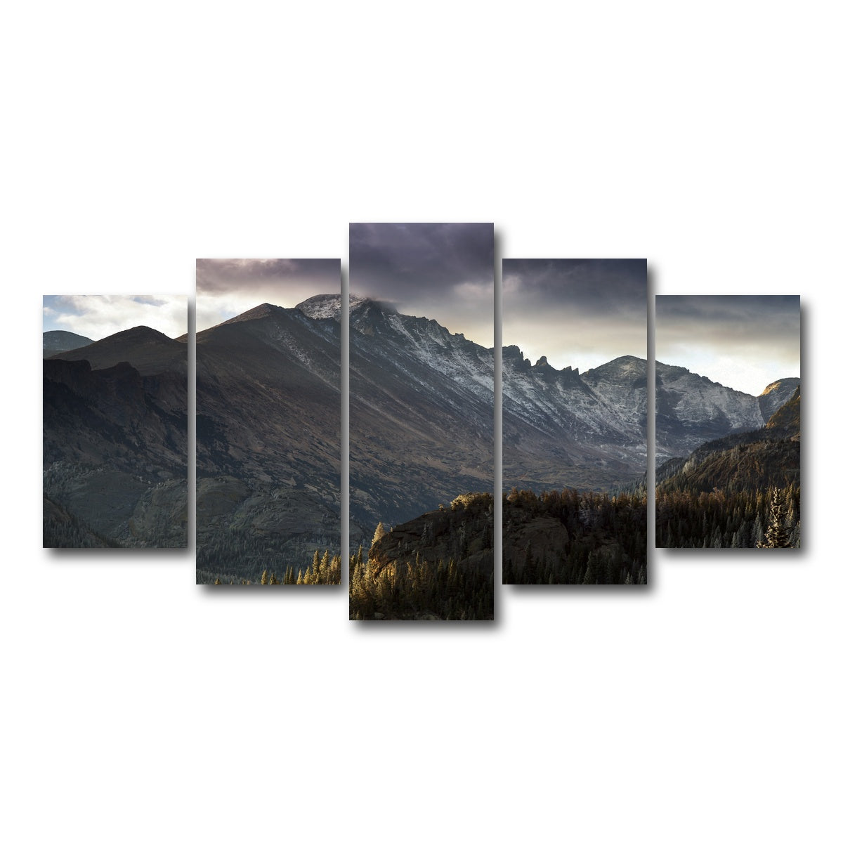 AUTO-MOCKUP WHITE | Longs peak | 5 Piece | Gallery Wrap Canvas | group=5_normal