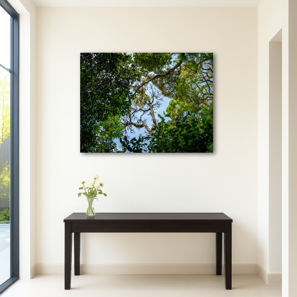 AUTO-MOCKUP ROOM | Look up in the forest