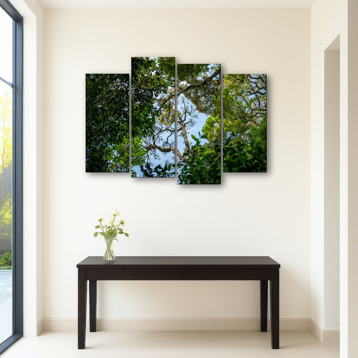 AUTO-MOCKUP ROOM | Look up in the forest