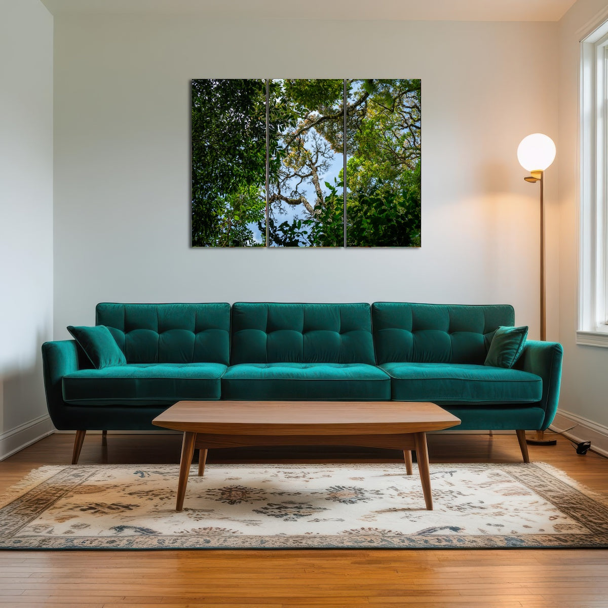 AUTO-MOCKUP ROOM | Look up in the forest