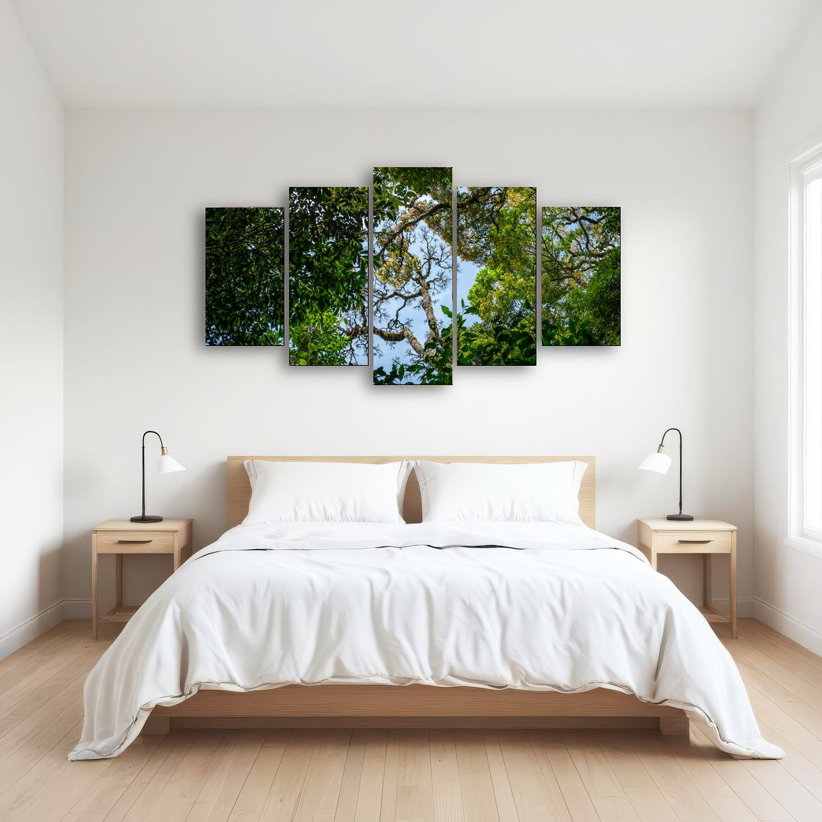 AUTO-MOCKUP ROOM | Look up in the forest