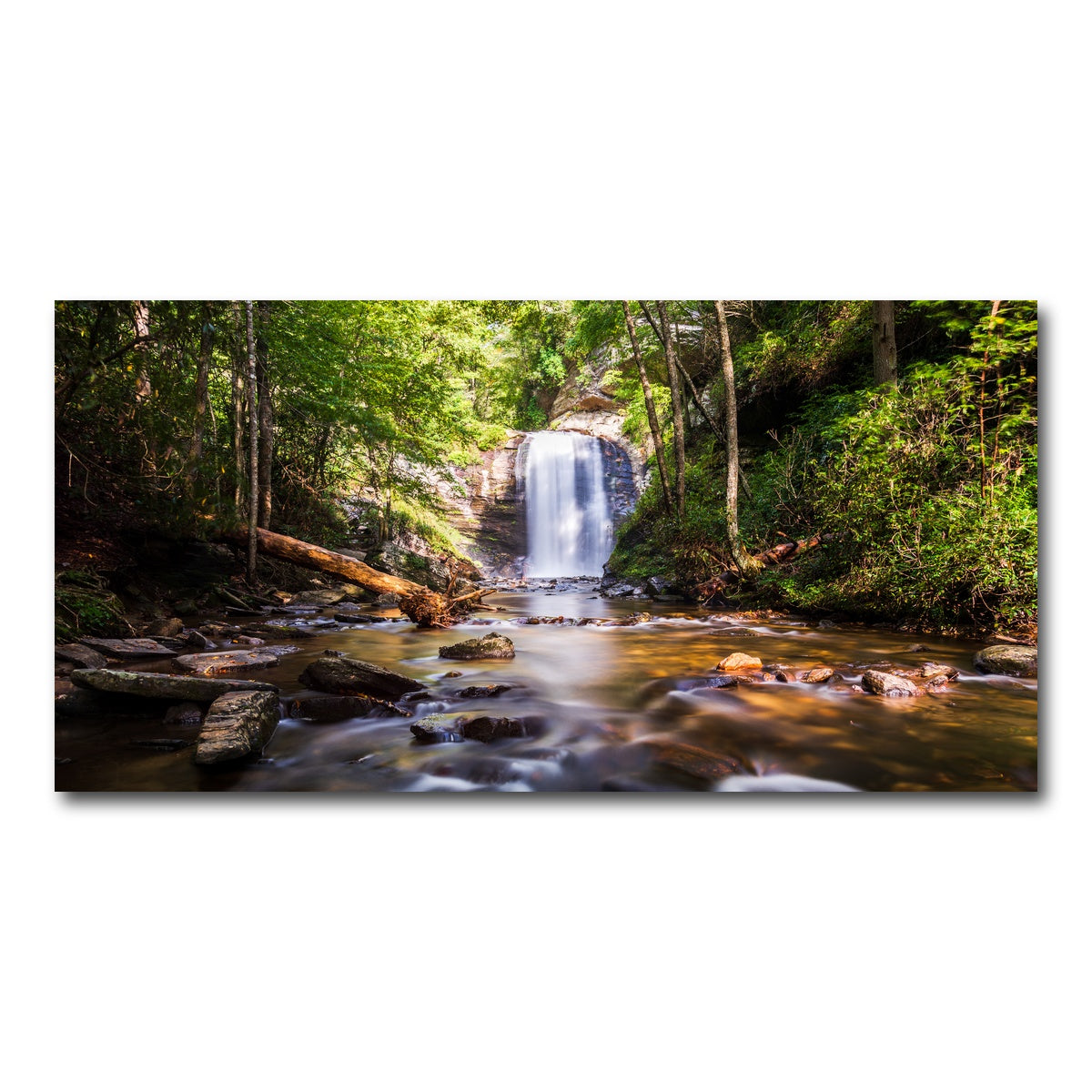 AUTO-MOCKUP WHITE | Looking Glass Falls NC | 1 Piece | Gallery Wrap Canvas | group=2x1