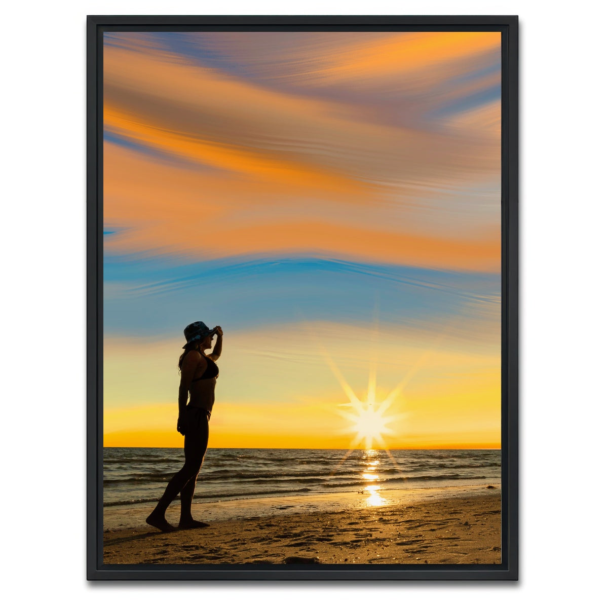 AUTO-MOCKUP WHITE | Looking for Tomorrow | 1 Piece | Black Framed Canvas | group=3x4