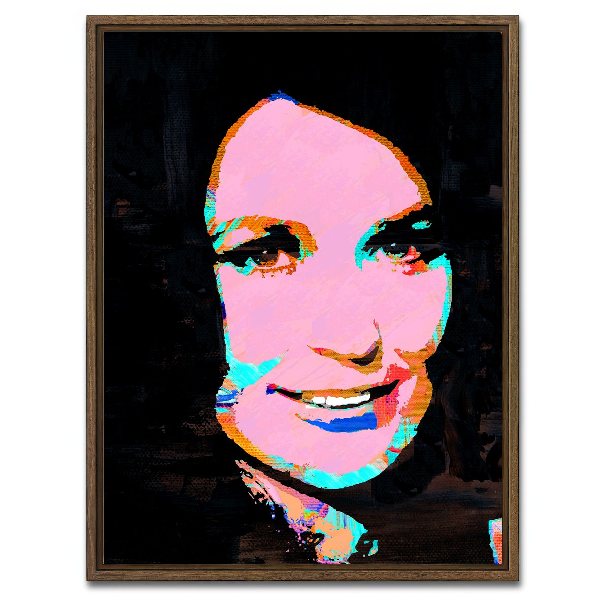 AUTO-MOCKUP WHITE | Loretta Lynn | 1 Piece | Walnut Framed Canvas | group=3x4