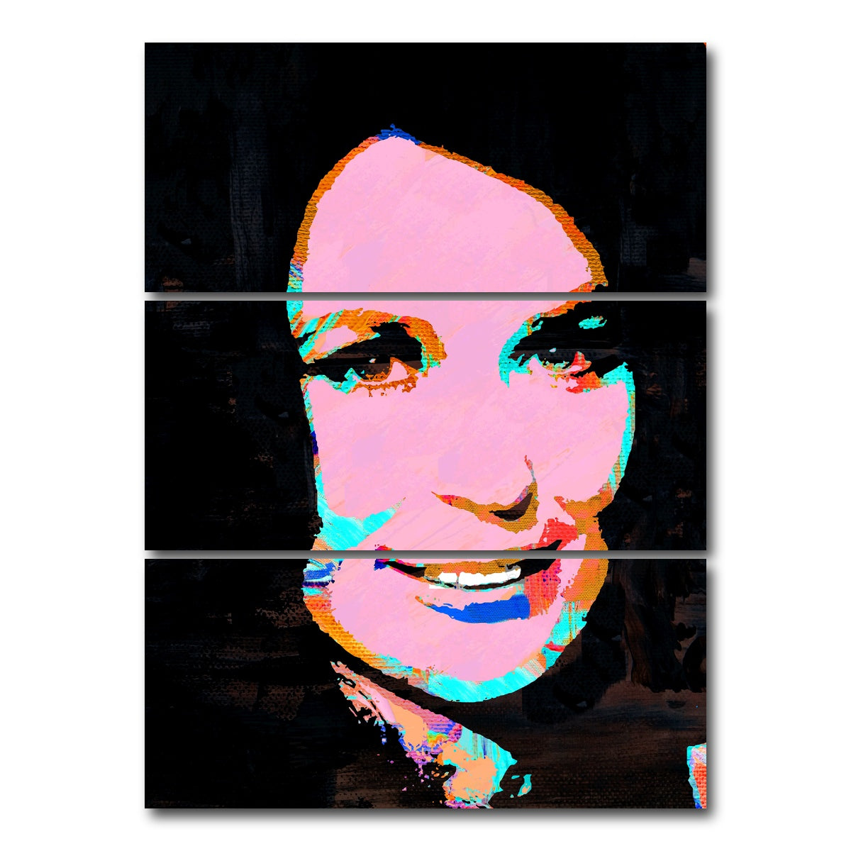 AUTO-MOCKUP WHITE | Loretta Lynn | 3 Piece | Gallery Wrap Canvas | group=8x18_stacked