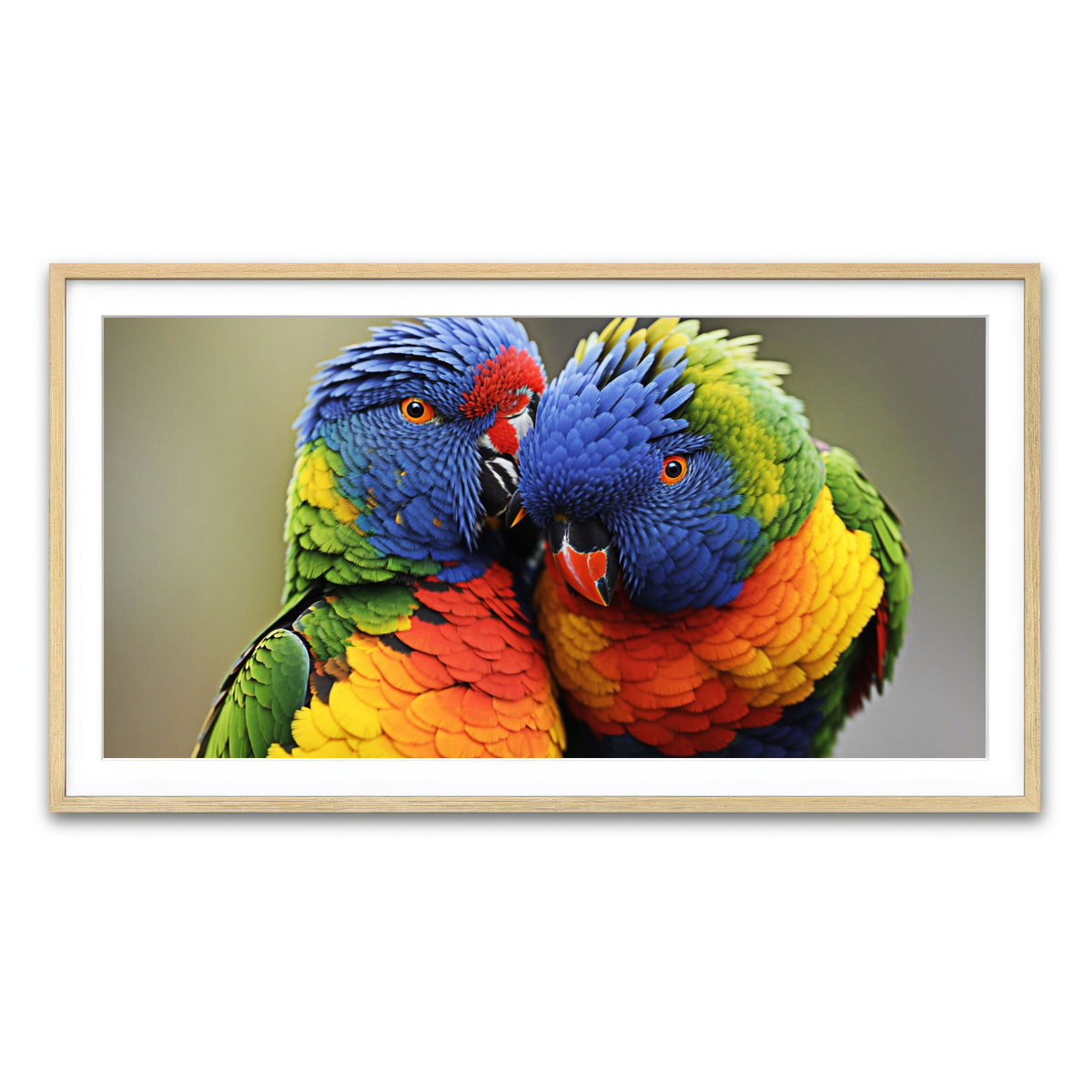 Framed Print 2x1 Natural