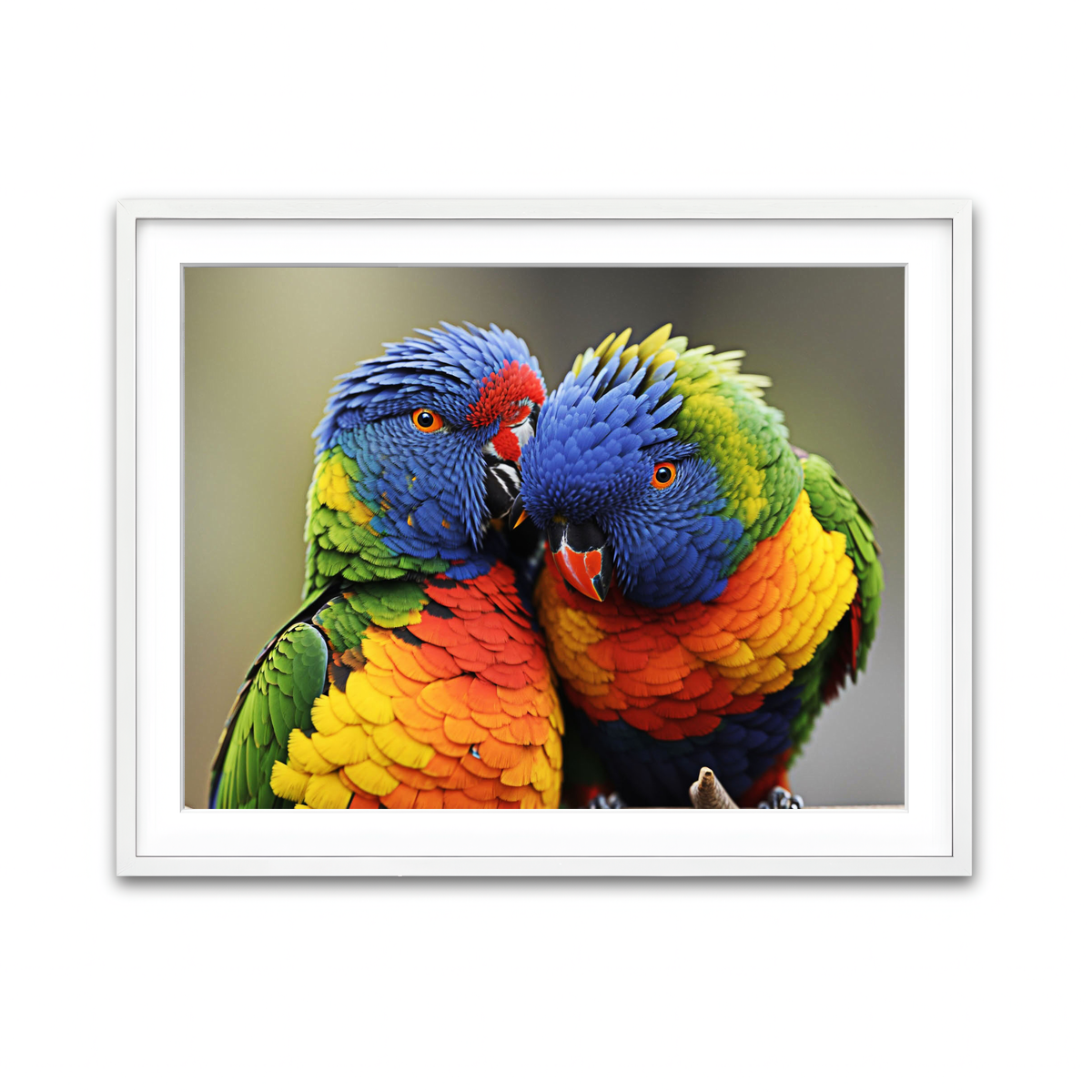 Framed Print 4x3 White