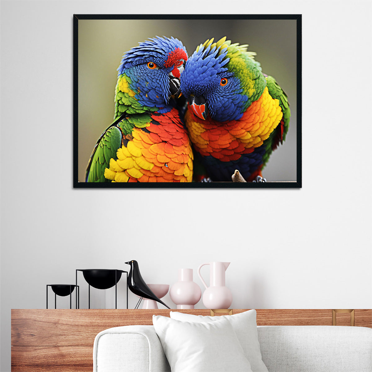 Lorikeet Birds Wall Art
