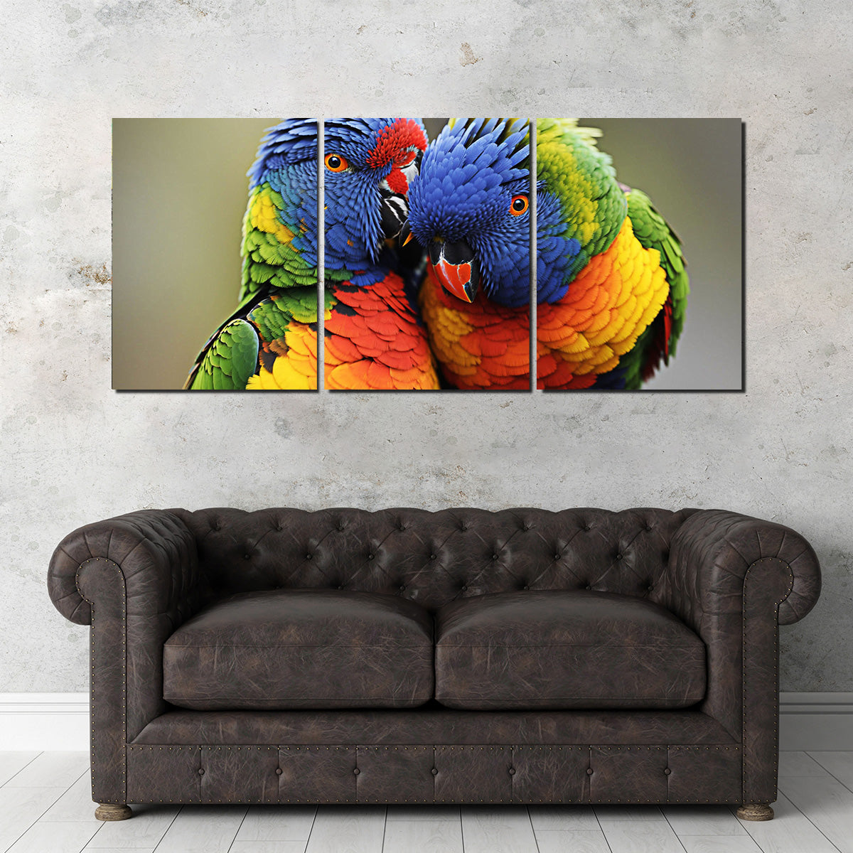 Lorikeet Birds Wall Art