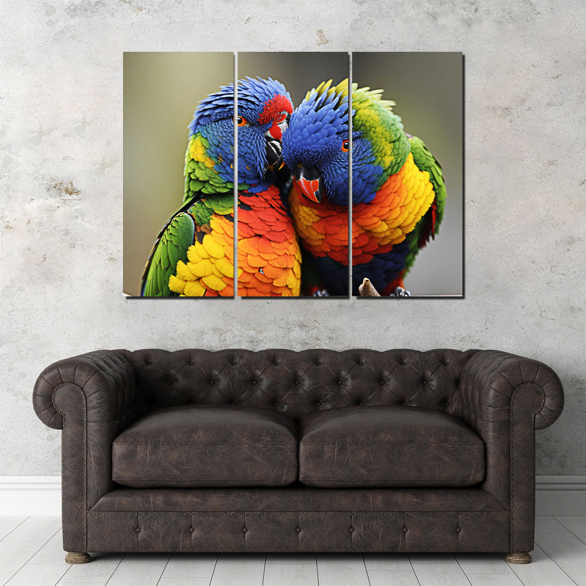 Lorikeet Birds Wall Art
