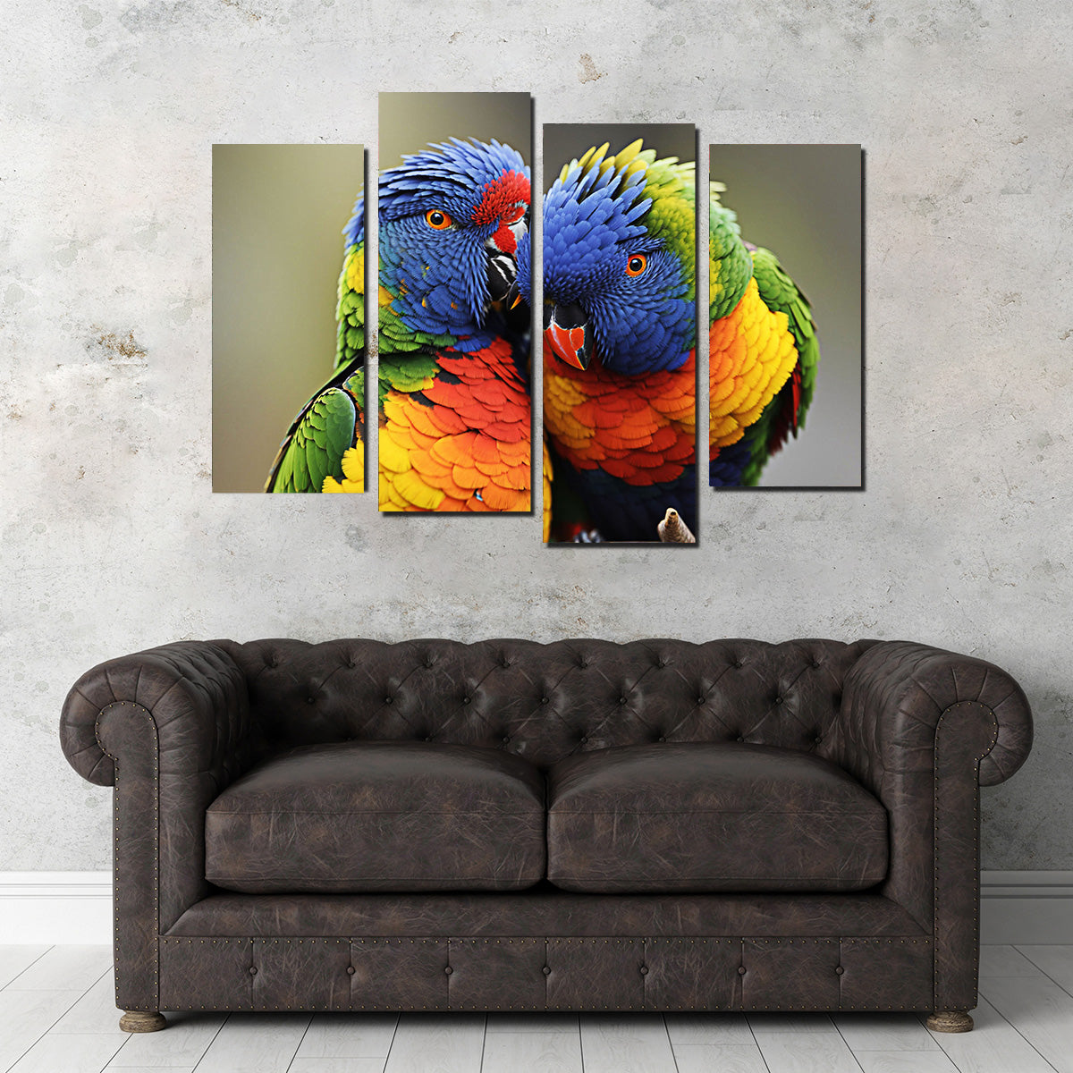 Lorikeet Birds Wall Art