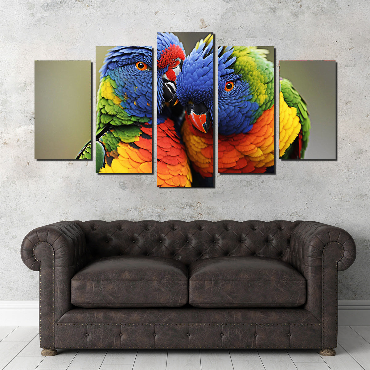 Lorikeet Birds Wall Art