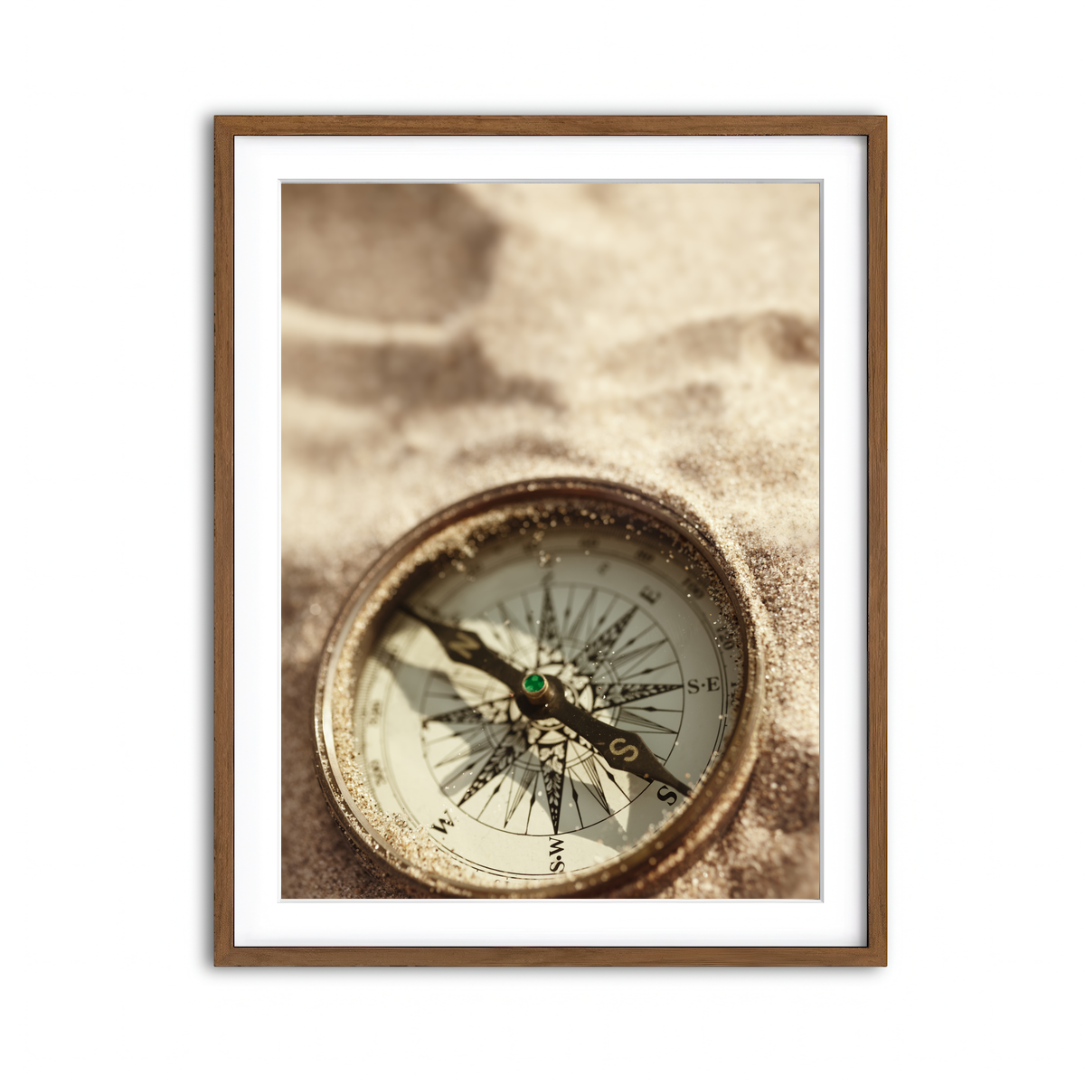 Framed Print 3x4 Walnut