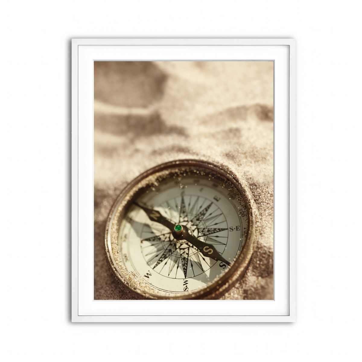 Framed Print 3x4 White