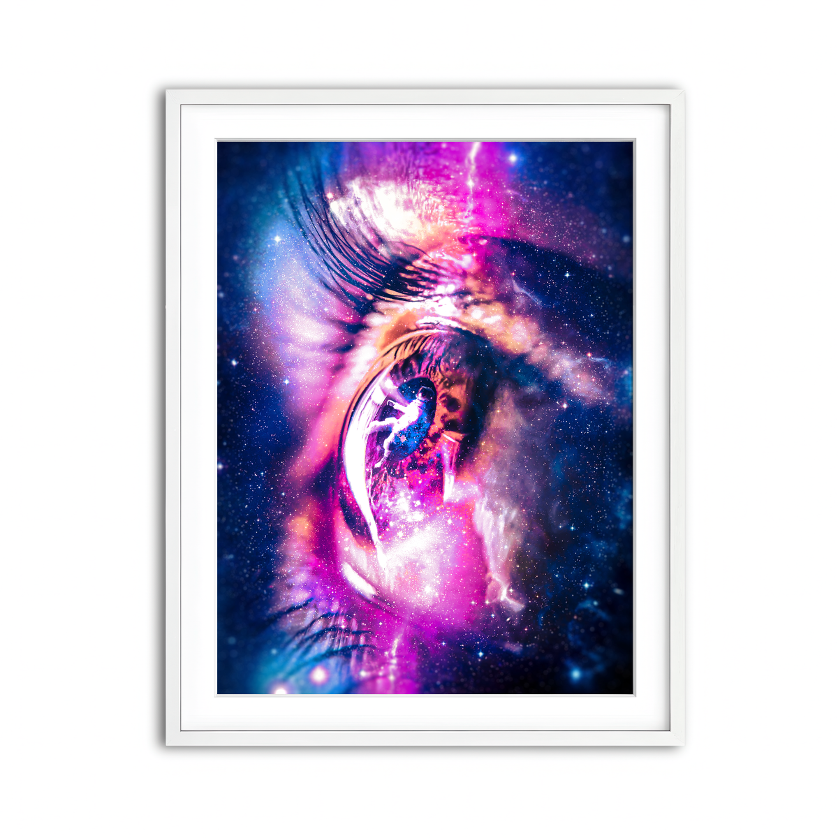 Framed Print 3x4 White