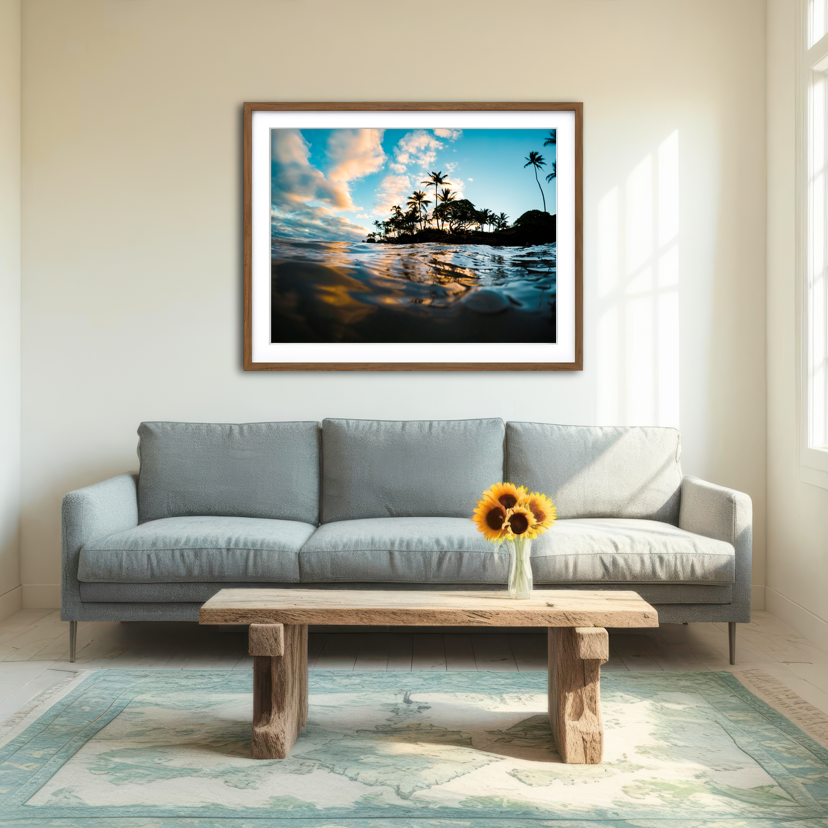 AUTO-MOCKUP ROOM | Lost at Sea Wall Art
