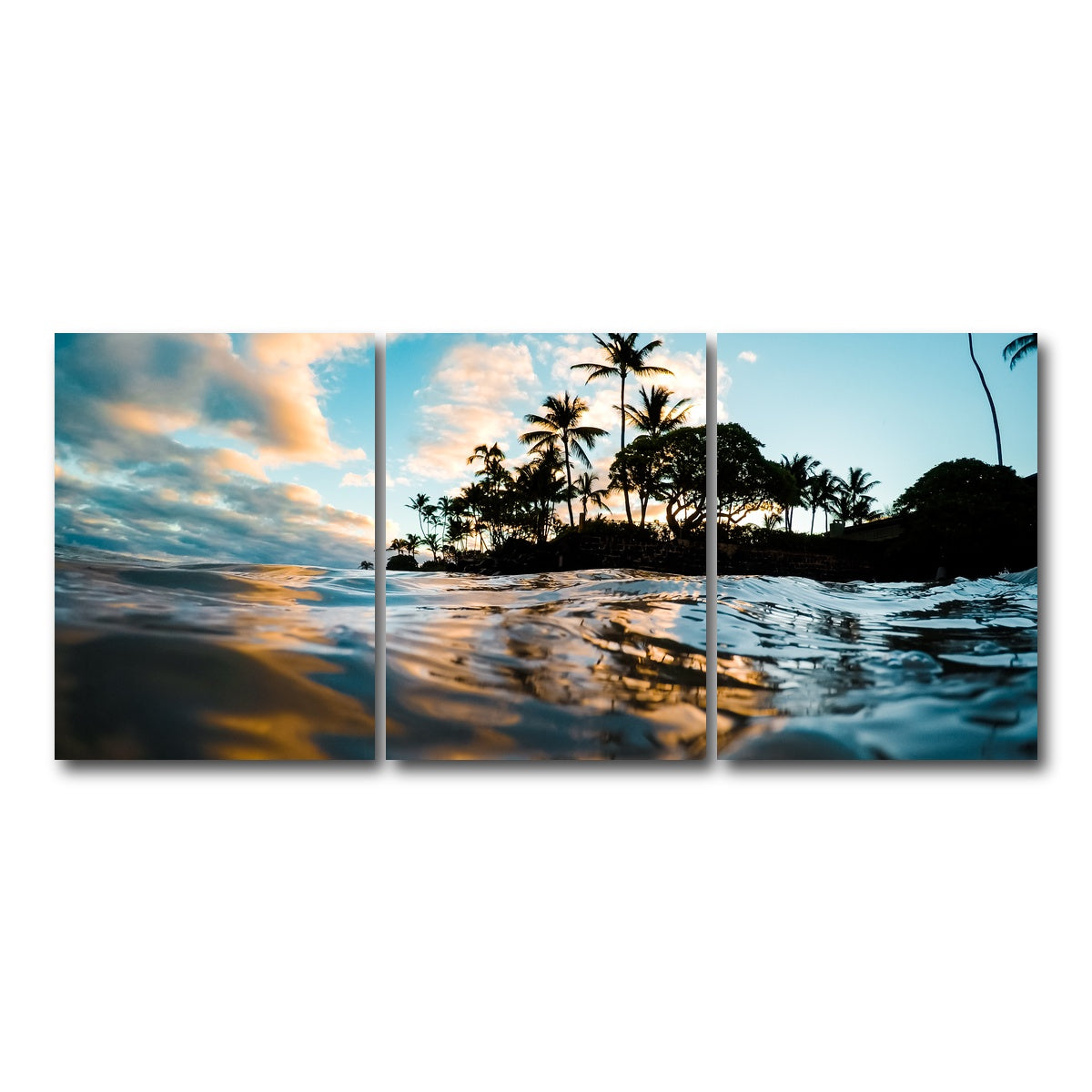 AUTO-MOCKUP WHITE | Lost at Sea | 3 Piece | Gallery Wrap Canvas | group=18x24