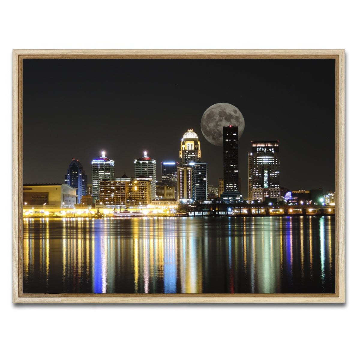 AUTO-MOCKUP WHITE | Louisville Skyline | 1 Piece | Natural Framed Canvas | group=4x3