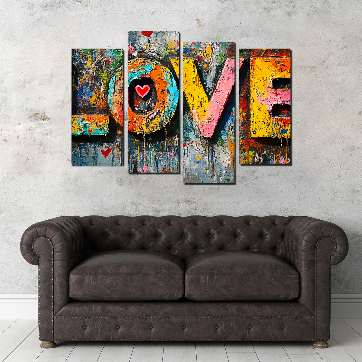 Love Graffiti Wall Art