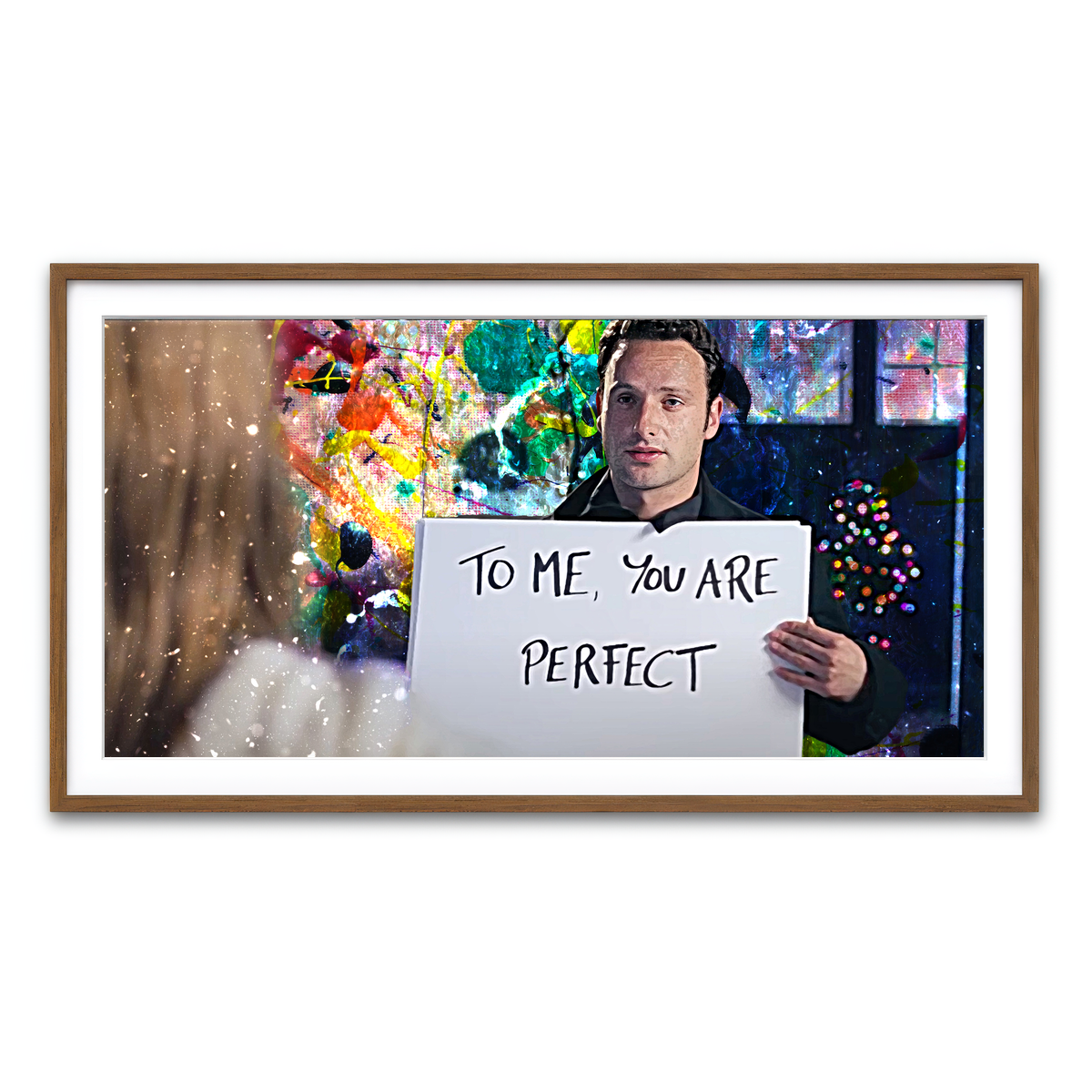 Framed Print 2x1 Walnut