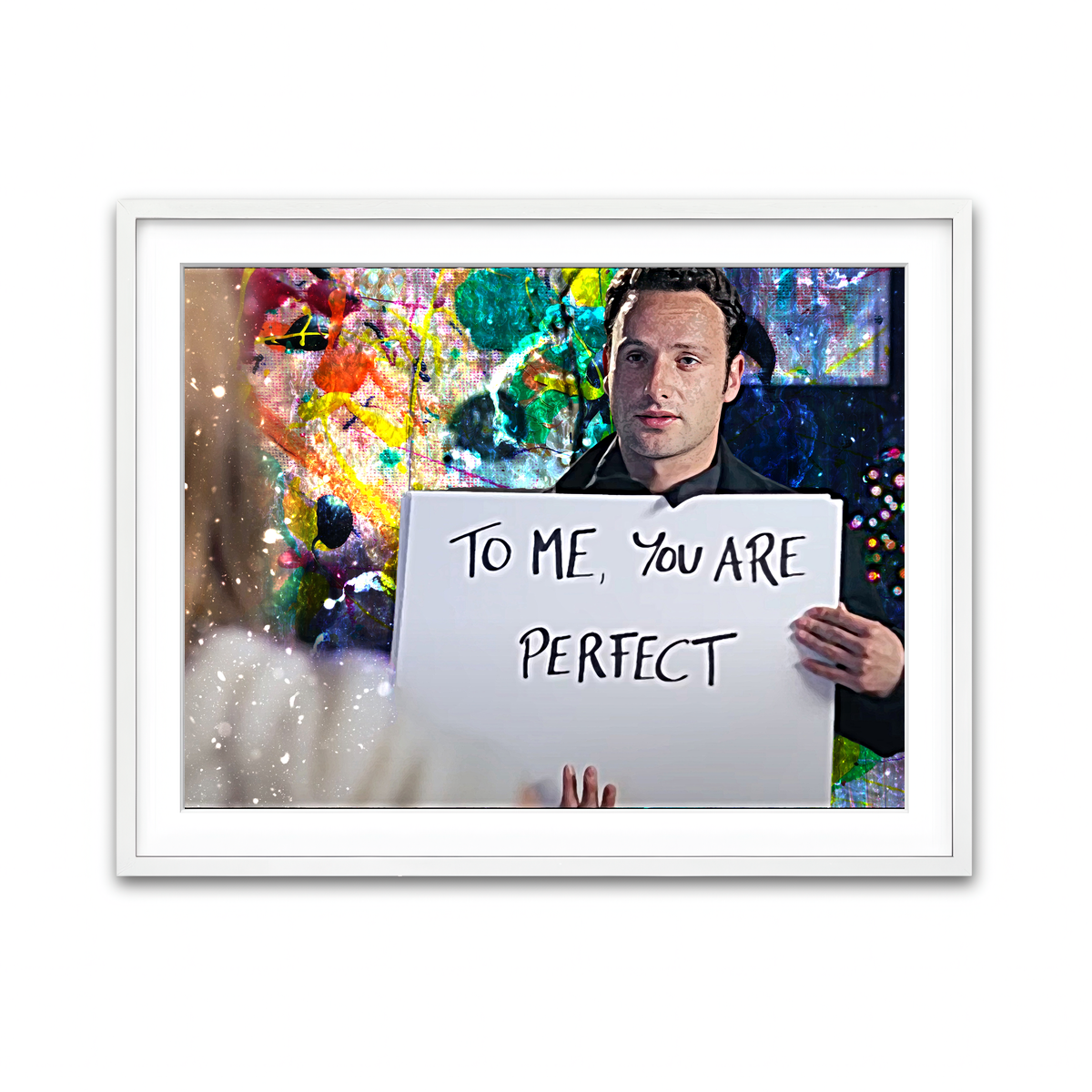 Framed Print 4x3 White