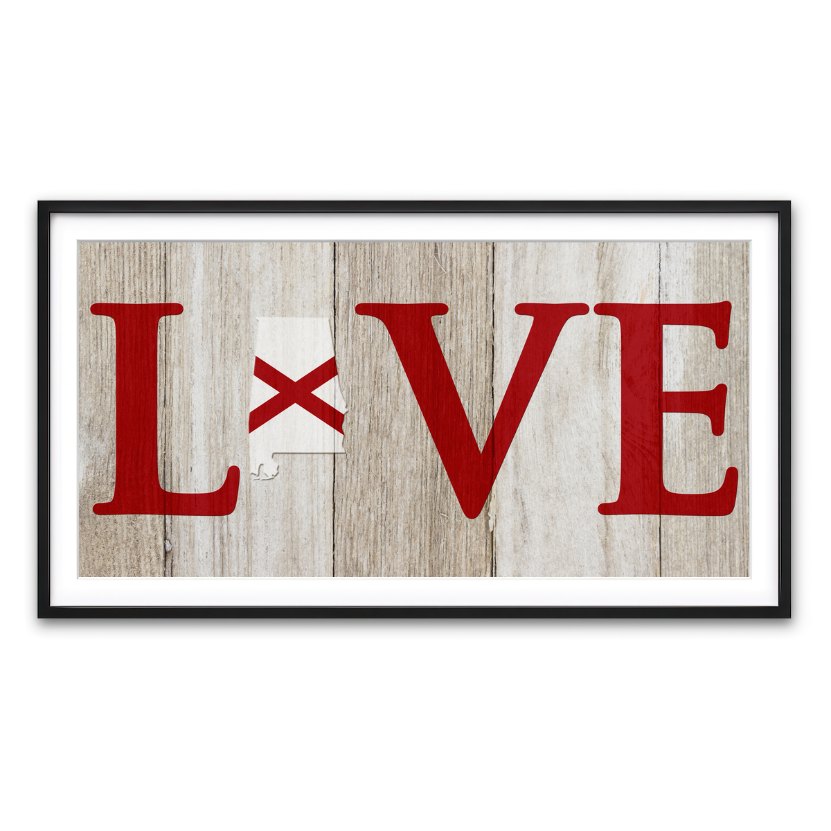 Framed Print 2x1 Black