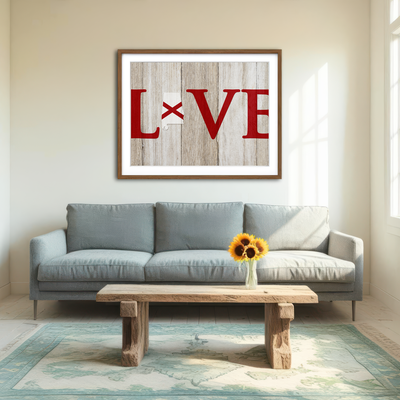 AUTO-MOCKUP ROOM | Love Alabama Wall Art