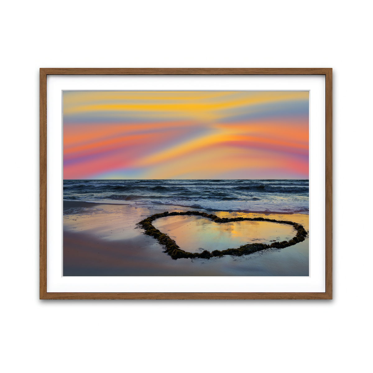 Framed Print 4x3 Walnut