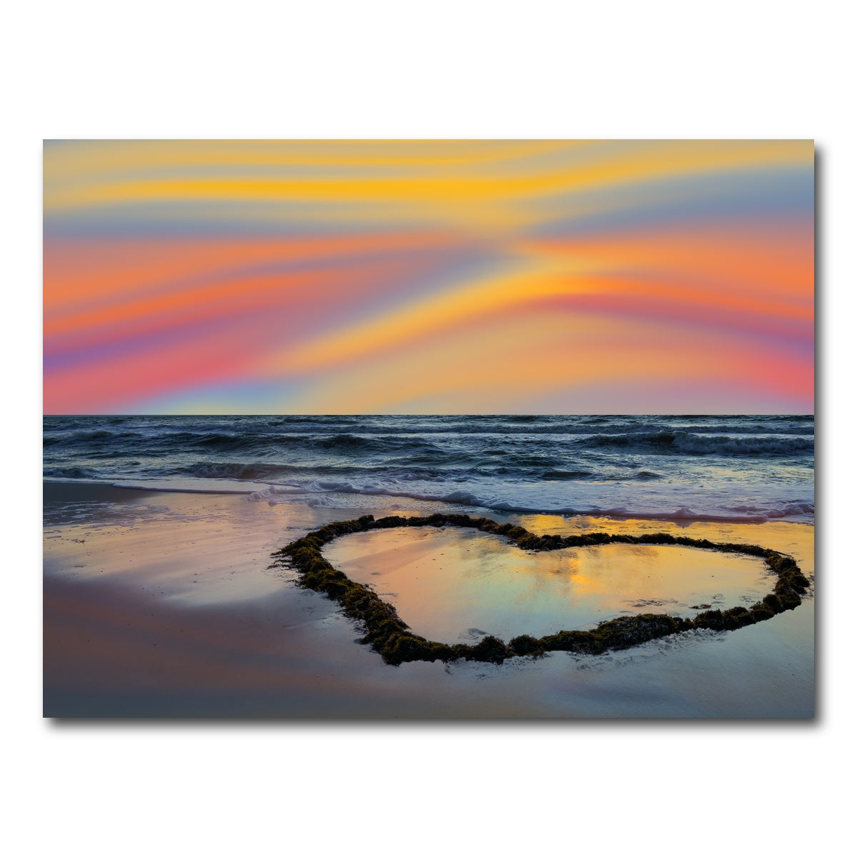 AUTO-MOCKUP WHITE | Love Beach | 1 Piece | Gallery Wrap Canvas | group=4x3