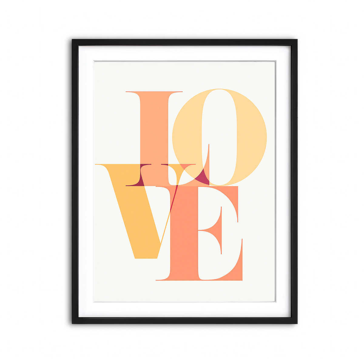 Framed Print 3x4 Black