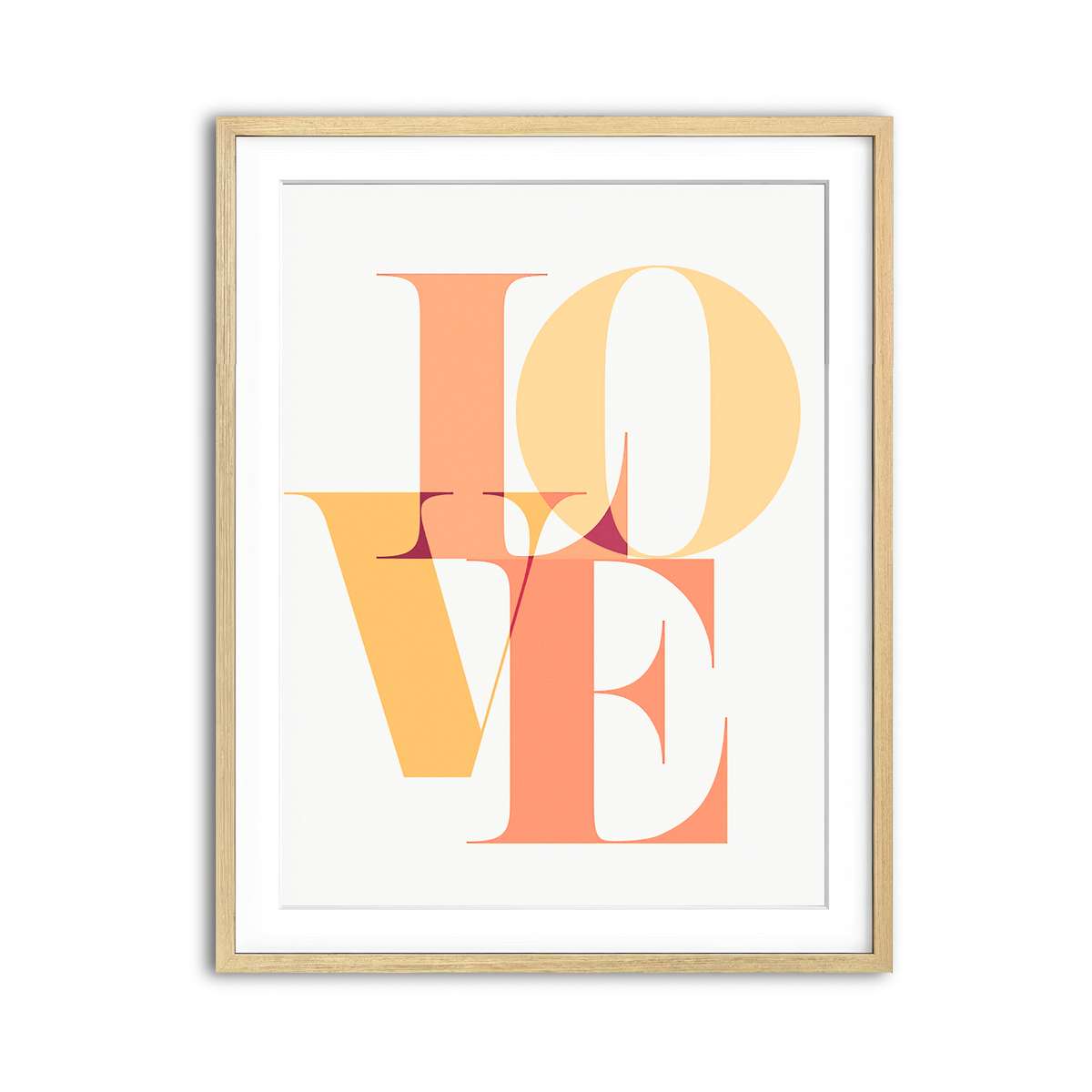 Framed Print 3x4 Natural