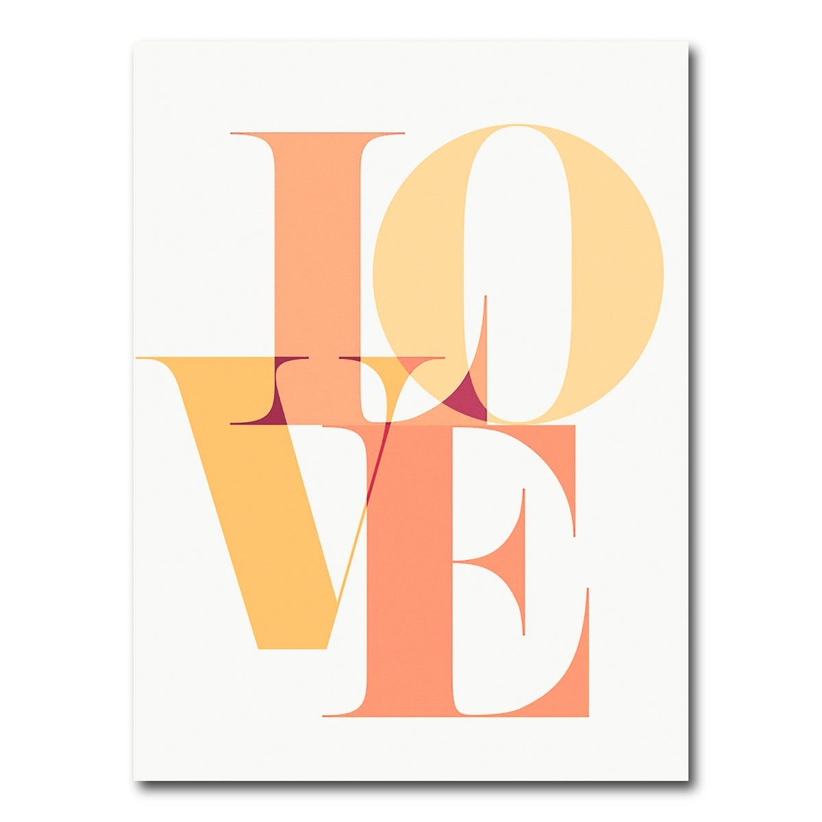 AUTO-MOCKUP WHITE | Love Block | 1 Piece | Gallery Wrap Canvas | group=3x4