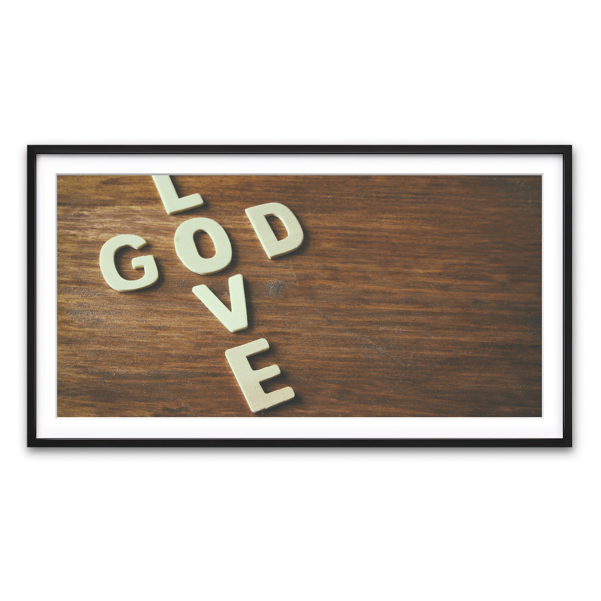 Framed Print 2x1 Black