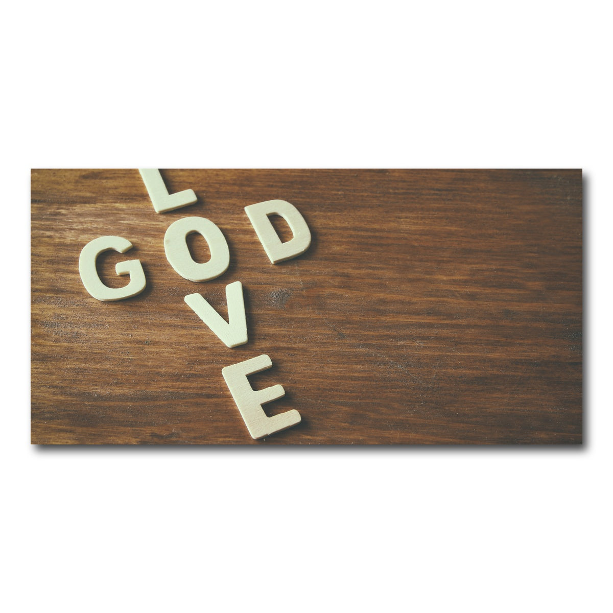 AUTO-MOCKUP WHITE | Love God | 1 Piece | Gallery Wrap Canvas | group=2x1