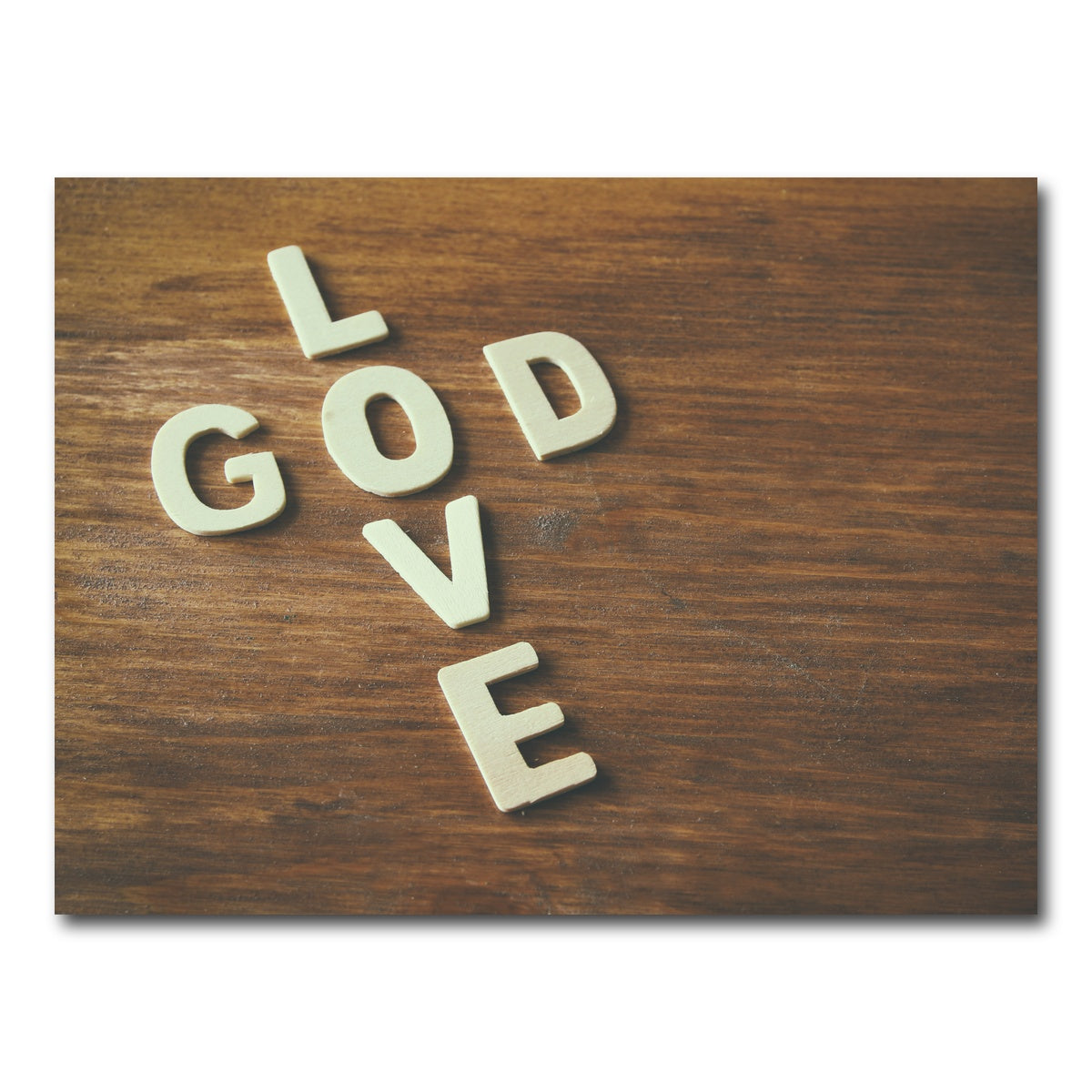 AUTO-MOCKUP WHITE | Love God | 1 Piece | Gallery Wrap Canvas | group=4x3