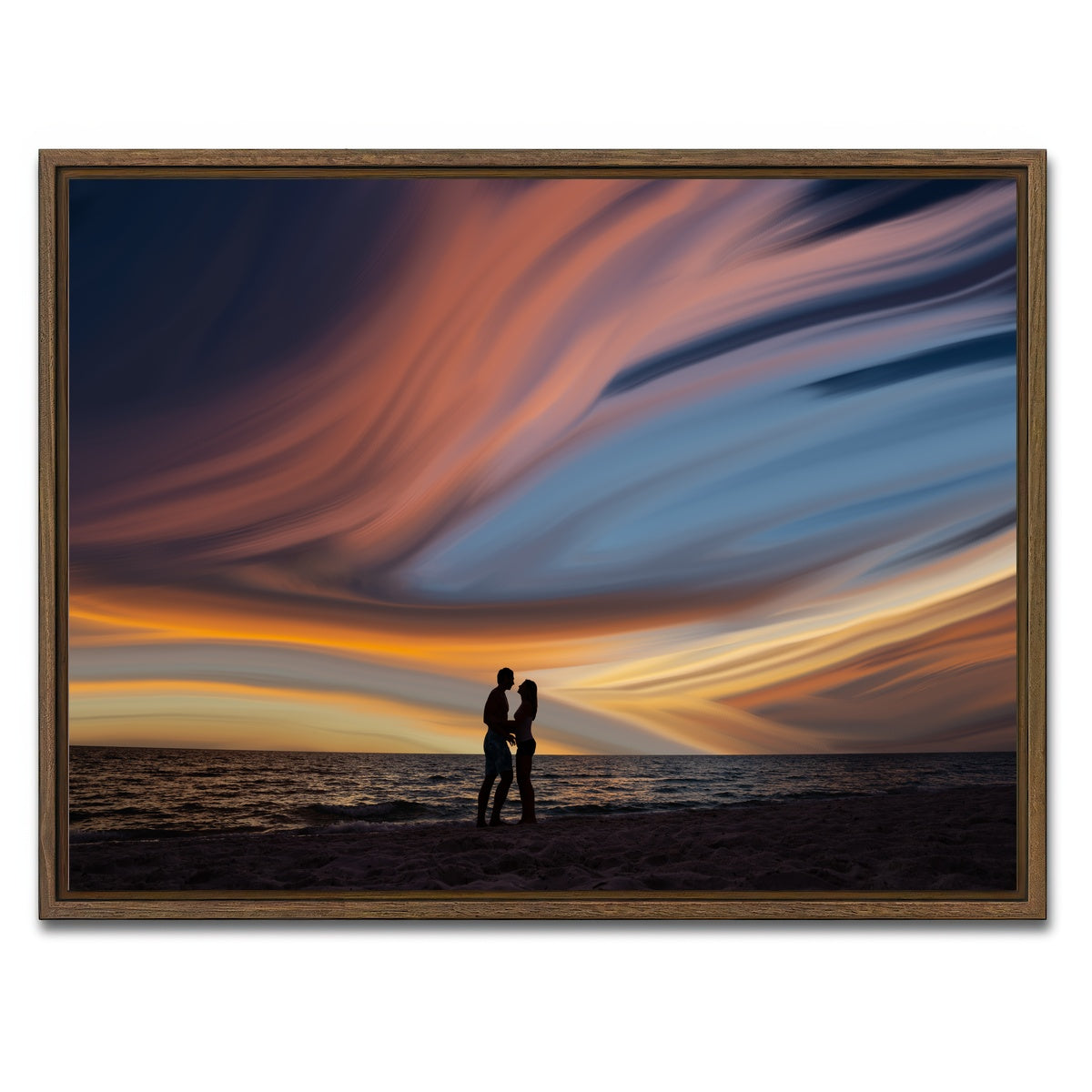AUTO-MOCKUP WHITE | Love In the Air | 1 Piece | Walnut Framed Canvas | group=4x3