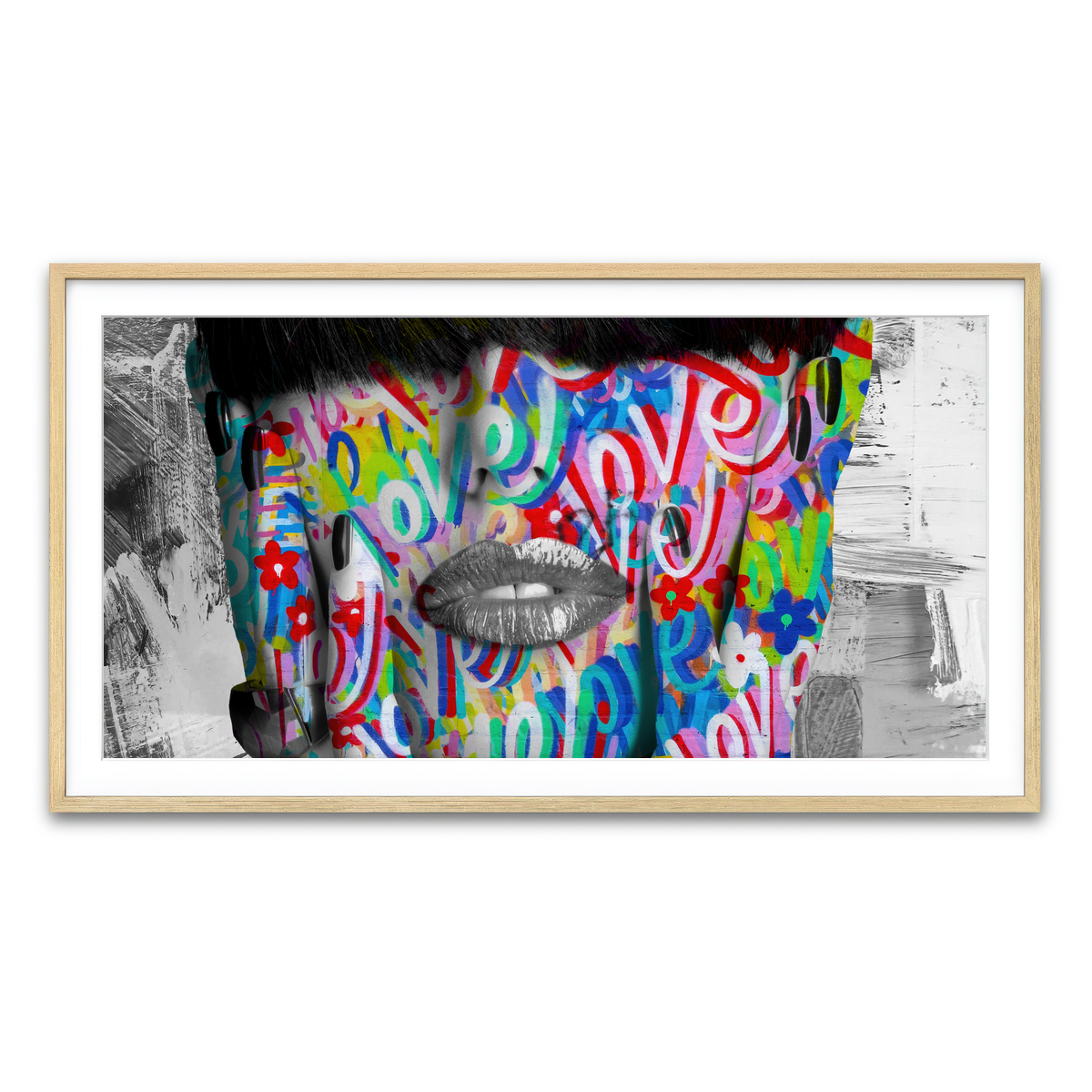 Framed Print 2x1 Natural