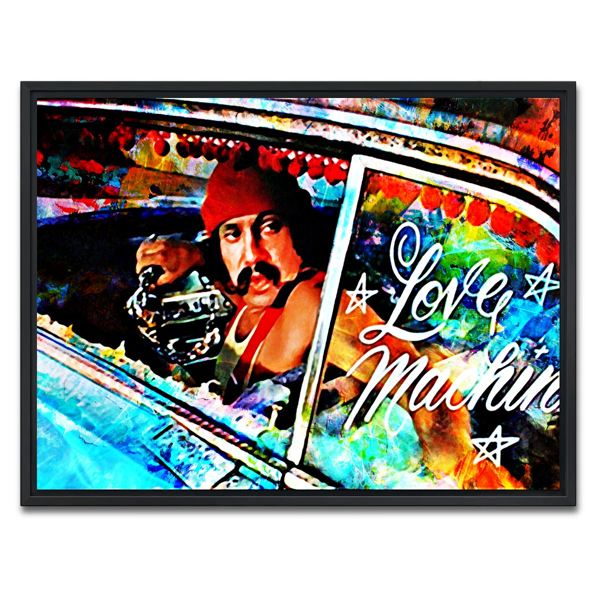 AUTO-MOCKUP WHITE | Love Machine | 1 Piece | Black Framed Canvas | group=4x3