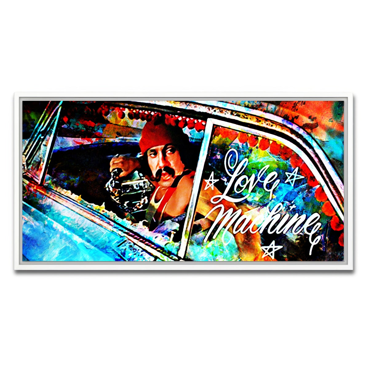AUTO-MOCKUP WHITE | Love Machine | 1 Piece | White Framed Canvas | group=2x1