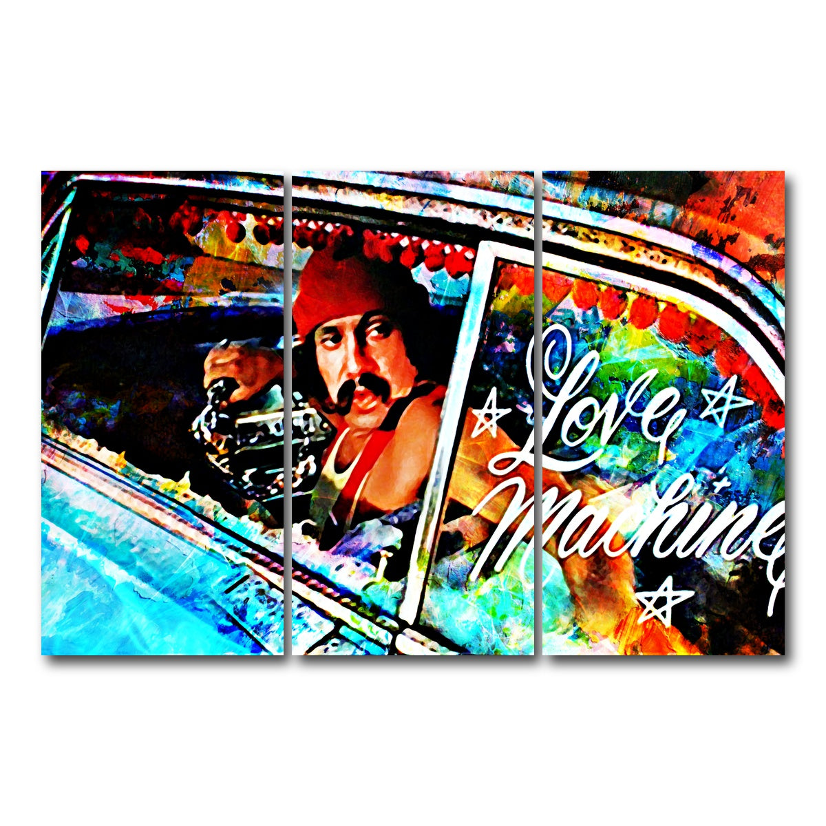 AUTO-MOCKUP WHITE | Love Machine | 3 Piece | Gallery Wrap Canvas | group=12x24