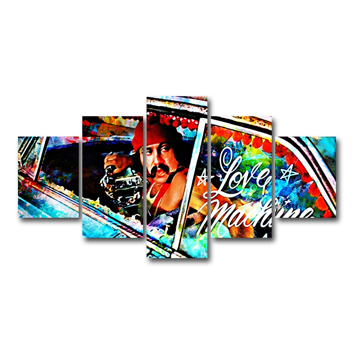 AUTO-MOCKUP WHITE | Love Machine | 5 Piece | Gallery Wrap Canvas | group=5_short