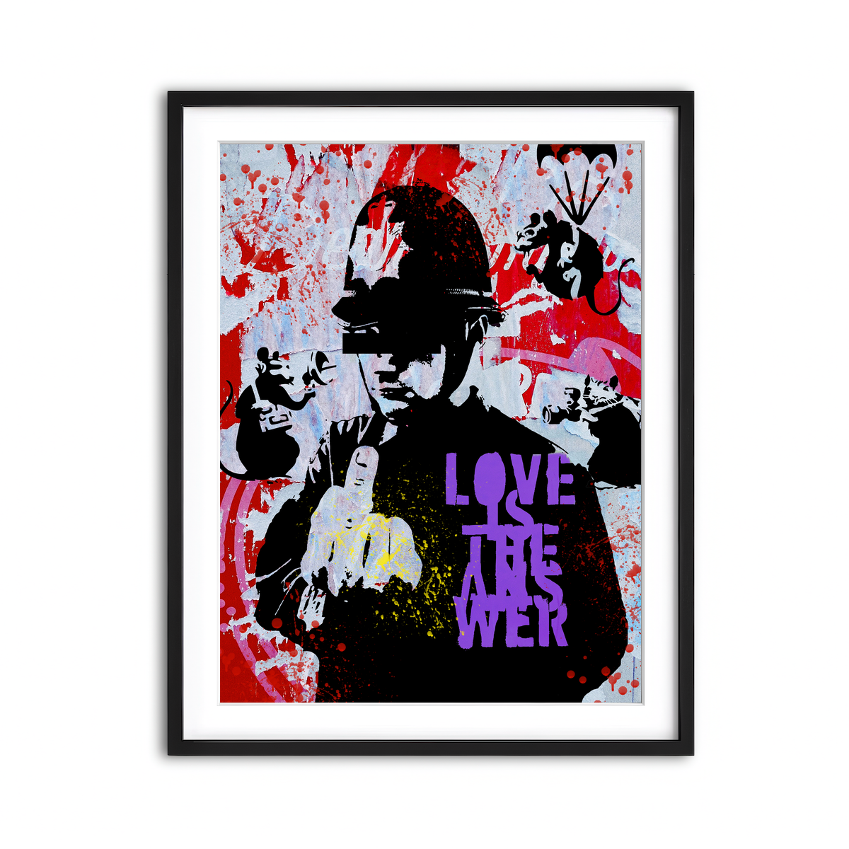 Framed Print 3x4 Black