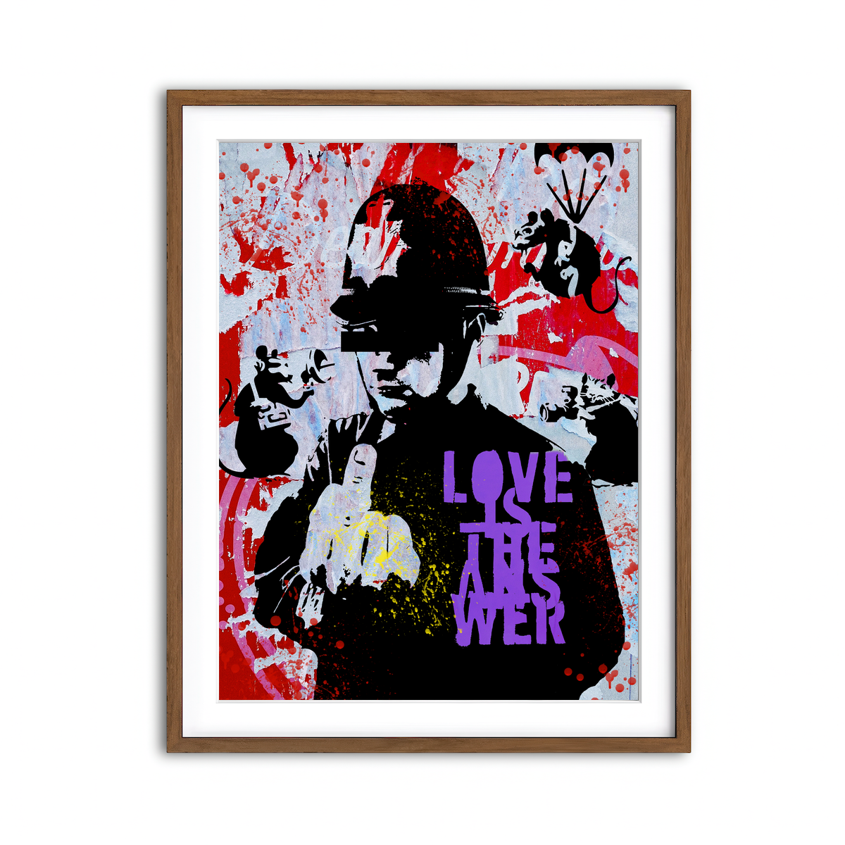 Framed Print 3x4 Walnut