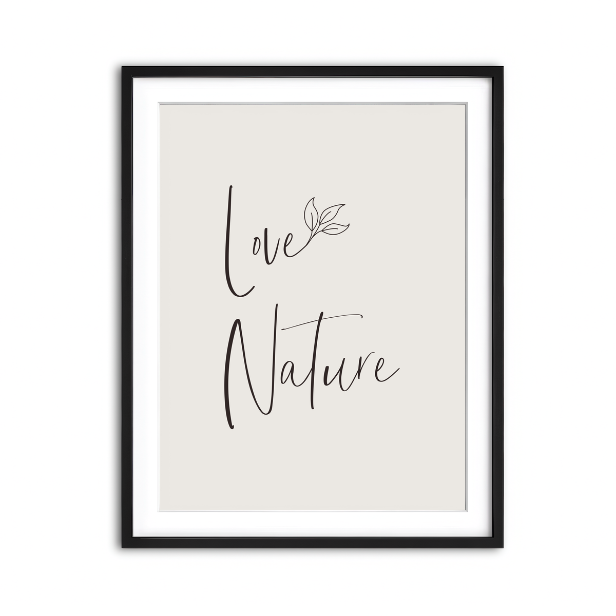 Framed Print 3x4 Black