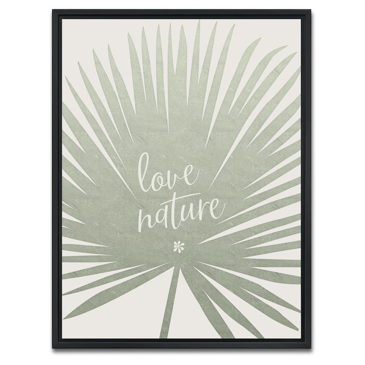 AUTO-MOCKUP WHITE | Love nature | 1 Piece | Black Framed Canvas | group=3x4